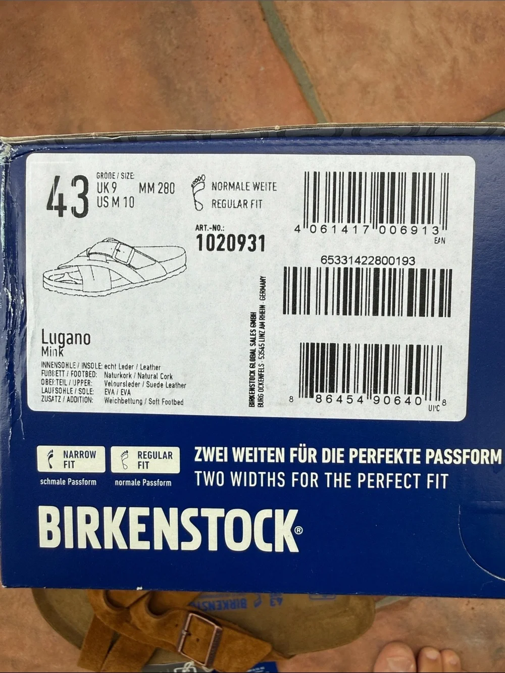 Birkenstock suede crossover
